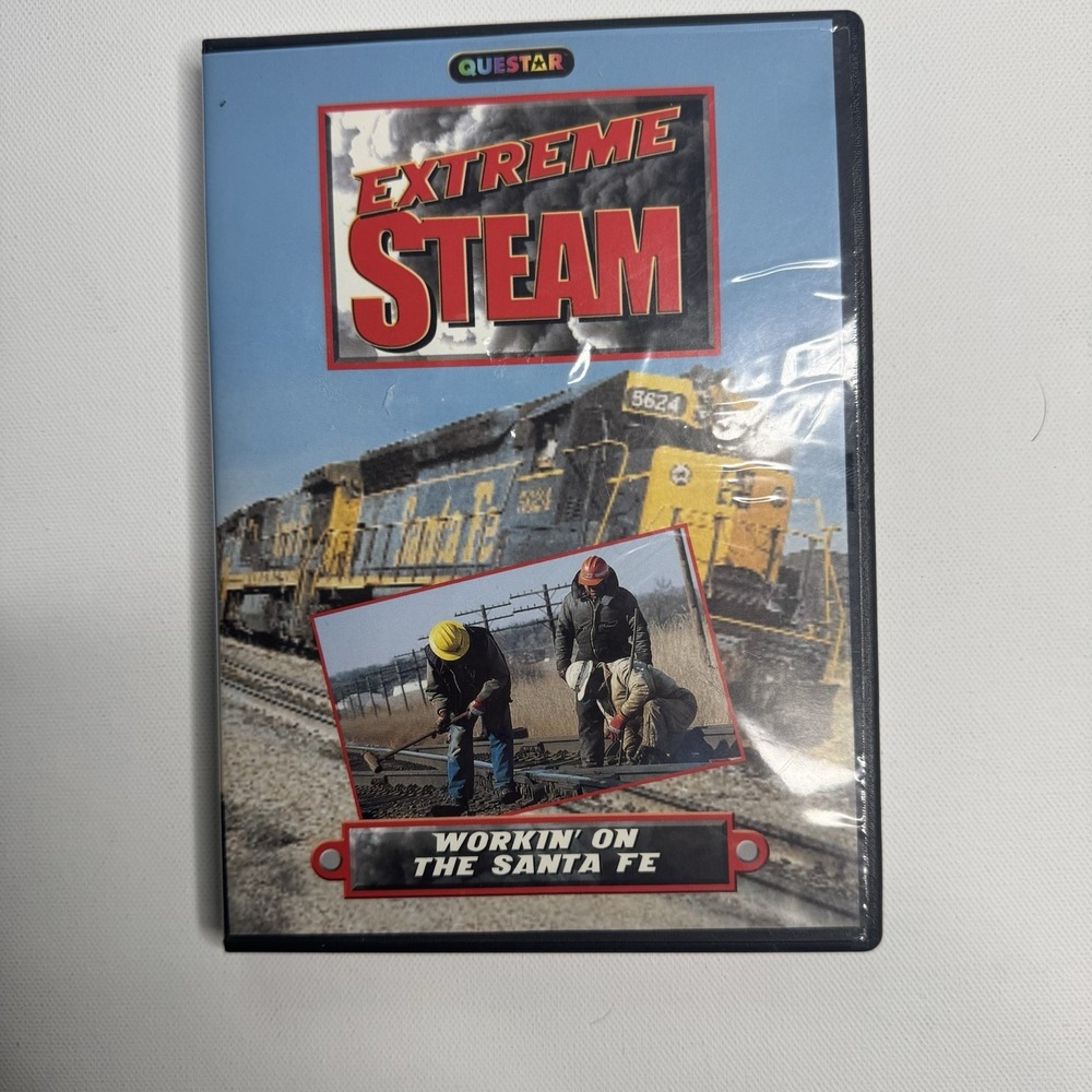 Extreme Steam Trains DVD Train Doc Questar Disc 6 Working On Santa Fe Rail
